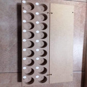 CAJA DE MADERA CON TAPA PARA PLOMOS