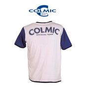 COLMIC CAMISETA DE ALGODÓN OFFICIAL TEAM BLANCO/AZUL Oferta