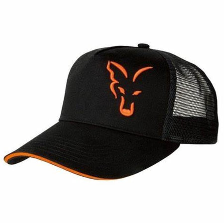 FOX TRUCKER CAP BLACK/ORANGE Gorra
