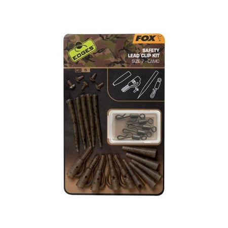 EDGES CAMO SAFETY LEAD CLIP FOX