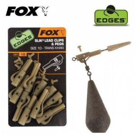 Safety lead clip + pegs Size 7 tr FOX