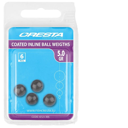 Cresta Coated Inline Ball Weights Bolas Plomo